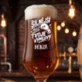Pivní Sklenice Na Stopce Pro Boxera Dárek Pro Muže: Silnější Než Tvoje