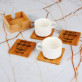 Love and lots of coffee - Podložky pod hrnky