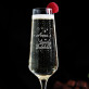 Lovely bubbles - Gravírovaná sklenice na šampaňské