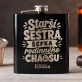 Placatka S Gravírováním Pro Starší Sestru Dárek Pro Ženu: Starší Sestra, Šéfka