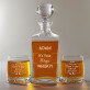 Magic Whisky - Skleněná karafa na whisky + sklenice