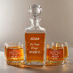 Magic Whisky - Skleněná karafa na whisky + sklenice