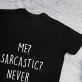 Me sarcastic - černé pánské tričko