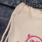 Monogram holčička - Bavlněný batoh na záda