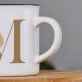 Monogram květiny - Keramický hrnek