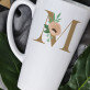 Monogram květiny - Hrnek s potiskem