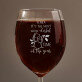 Most wine-derful time - Gravírovaná sklenice na víno