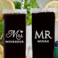Mr&Mrs - Dvě gravírované sklenice