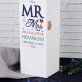 Mr&Mrs - Dřevěná krabička na alkohol