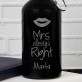 Mrs. Always Right - Láhev na vodu 0,4l s karabinou