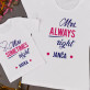 Mrs always right - Set Triček Máma a Dítě