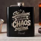 Placatka S Gravírováním K Promoci Dárek Pro Muže: Studium Hotovo, Chaos