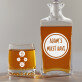 Must Have - Skleněná karafa na whisky + sklenice