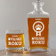 Myslivec roku - Skleněná karafa na whisky + sklenice