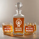Myslivec roku - Skleněná karafa na whisky + sklenice