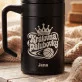 Termohrnek S Uchem 400 Ml Pro Basketbalistku Dárek Pro Ženu: Královna Palubovky Termohrnek S Uchem 400 Ml Pro Basketbalistku Dárek Pro Ženu: Královna Palubovky