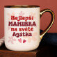 Nejlepší maminka na světě - Keramický hrnek se zlatým okrajem