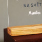 Nejlepší svědkyně - Tisk na akrylovém skle se stojanem