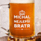 Nejlepší bratr - Krýgl s gravírováním