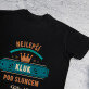 Nejlepší kluk pod sloncem - černé pánské tričko
