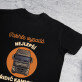 Nejlepší řidič kamionu - černé pánské tričko