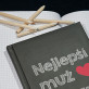 Nejlepší muž - Zápisník A5 s potiskem