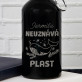 Neuznává plast - Láhev na vodu 0,4l s karabinou