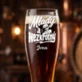 Sklenice Na Pivo S Gravírováním Pro Mladého Muže Dárek Pro Muže: Mladý A Nezkrotný