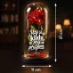 Věčná Růže Pod Skleněnou Kopulí Na Rozloučenou Dárek Pro Ženu: Užij Si Klidu, My To Věčná Růže Pod Skleněnou Kopulí Na Rozloučenou Dárek Pro Ženu: Užij Si Klidu, My To