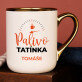 Palivo tatínka - Keramický hrnek se zlatým okrajem Palivo tatínka - Keramický hrnek se zlatým okrajem