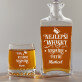 Pán a Vládce - Skleněná karafa na whisky + sklenice