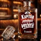 Personalizovaná Karafa Na Whisky K Vánočním Svátkům Dárek Pro Muže: Kapitán Pohodových Večerů
