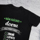 Krásná dcera - černé pánské tričko