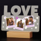 Polaroids kytky - Tisk na akrylovém skle LOVE