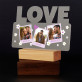Polaroids kytky - Tisk na akrylovém skle LOVE