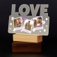 Polaroids kytky - Tisk na akrylovém skle LOVE