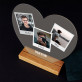Polaroids - Tisk na akrylovém skle srdce
