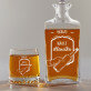 Nalij skleničku - Skleněná karafa na whisky + sklenice