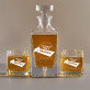 Vlastní projekt - Skleněná karafa na whisky + sklenice