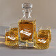 Vlastní projekt - Skleněná karafa na whisky + sklenice