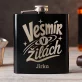 Placatka S Gravírováním Pro Fanouška Vesmíru Dárek Pro Muže: Vesmír V Žilách Placatka S Gravírováním Pro Fanouška Vesmíru Dárek Pro Muže: Vesmír V Žilách