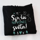 Spolu na konec světa - Černá pánská mikina