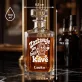 Personalizovaná Karafa Na Whisky Pro Cyklistku Dárek Pro Ženu: Zastavuje Jen Kvůli Kávě