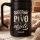 Termohrnek S Uchem 400 Ml K Valentýnu Dárek K Výročí Pro Muže: Odborník Na Pivo A Objetí
