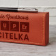 Super učitelka - Pero Parker v koženém pouzdře