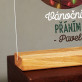 Vánoční přání - Tisk na akrylovém skle se stojanem