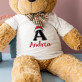 Sváteční iniciál z jménom - Medvídek 90 cm