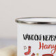 Vánoční nezbytnosti - Smaltovaný hrníček
