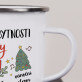 Vánoční nezbytnosti - Smaltovaný hrníček