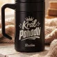 Termohrnek S Uchem 400 Ml K Vánocům Dárek Pro Muže: Král Pohodlí Termohrnek S Uchem 400 Ml K Vánocům Dárek Pro Muže: Král Pohodlí